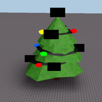 my analog horror christmass tree budget Roblox decal