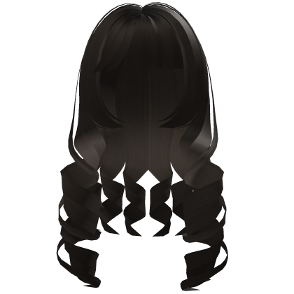 Wavy Hair Brown Fluffy  Roblox item