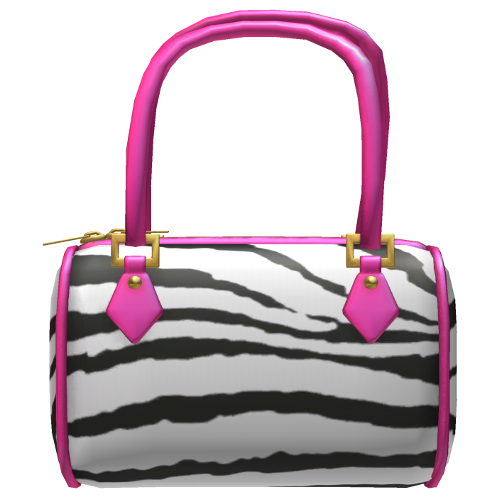 M$| Pink Zebra Print Bag (Right)