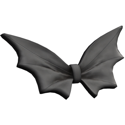 Cutesy Grunge Alt Gothic Bat Hair Clip Grey