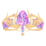 Regal Iridescent Tiara of the Golden Empire