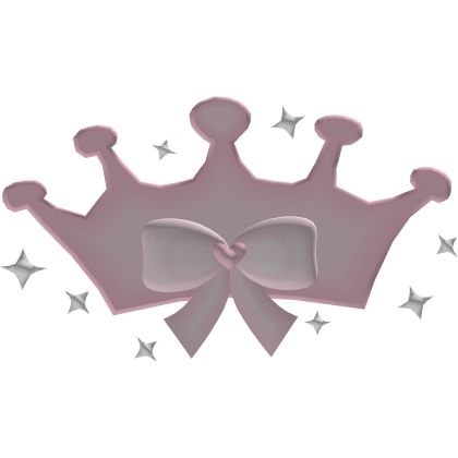 ♡ cute pink kawaii princess crown w bow