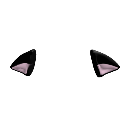 kawaii black kitty cat ears