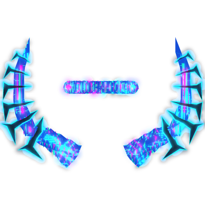 [ 🌟 Glowing + Rainbow Glitch ] Halo Neon Horns