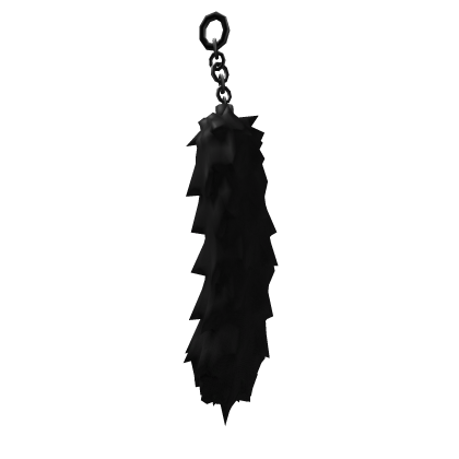 Black Tail Pocket Key Chain (Back) thumbnail