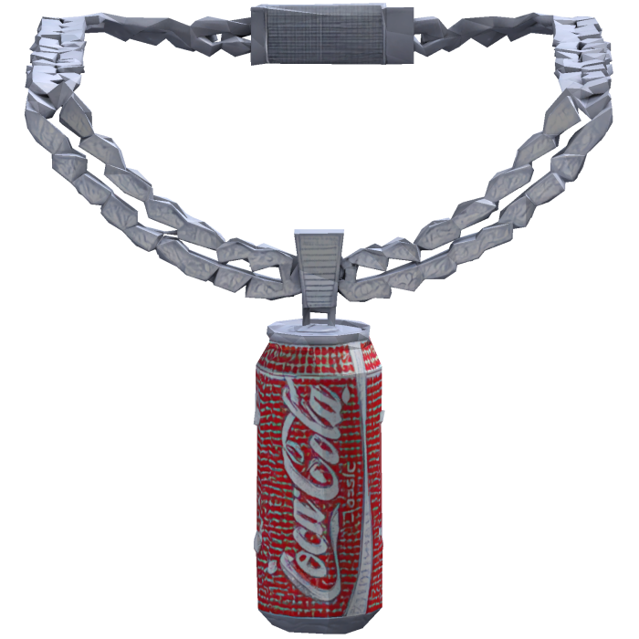 Coca Cola Soda Chain Iced Out Trendy 1.0