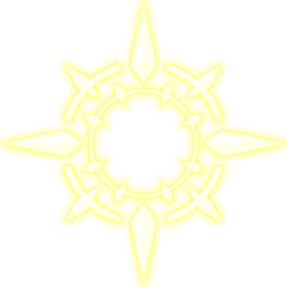 Emissive Gold Glowing Neon Angel Halo