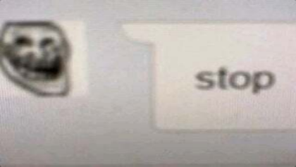 trollface stop Roblox decal
