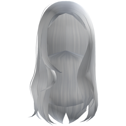 White Long Layered Blowout Roblox item