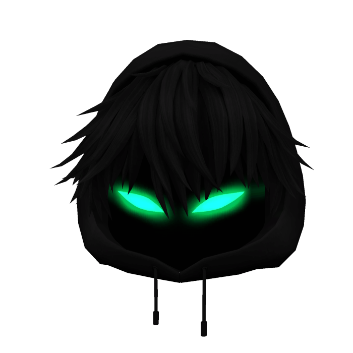 Messy Fluffy Hair with Hood Mask