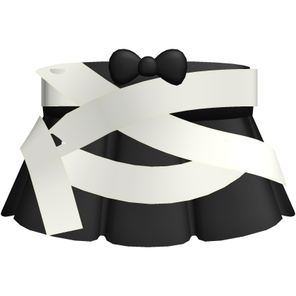 Cutecore Halloween Black Mummy Bandage Dress Roblox item