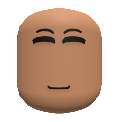 Tan Cute Closed Eye Face Roblox item