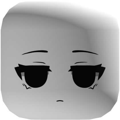 Emotionless Girl Face Roblox item