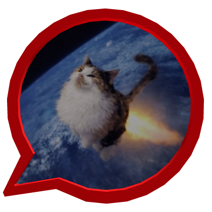 Red circle   Space Cat meme