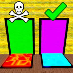 🚪50/50 Guess A Door Obby!