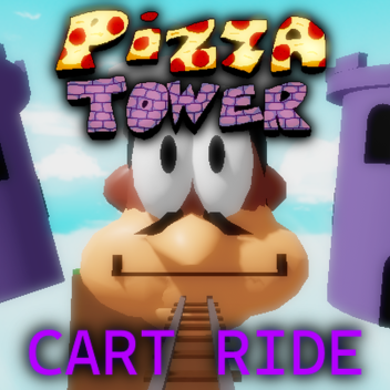 PIZZA TOWER CART RIDE! [CART RIDE INTO PEPPINO!]