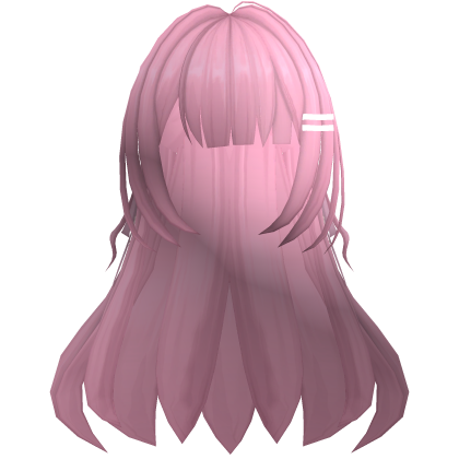 Gyaru Flowy Y2K Pink Anime Hair w/ Clips Roblox item