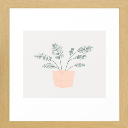 brown framed cute little plant Roblox decal