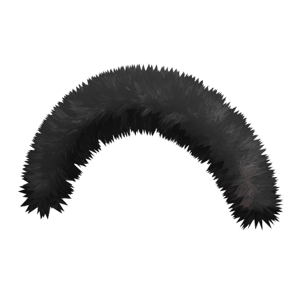 Black Y2K Fluffy Cute Korean Fur Headband • DD28