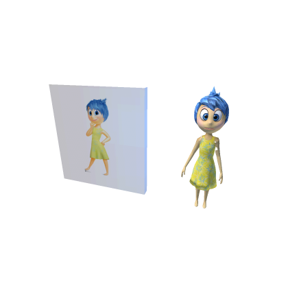 Joy from Inside Out walks and talks.