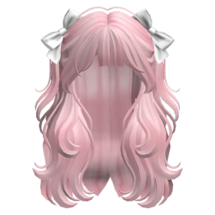 preppy pink hair Roblox decal