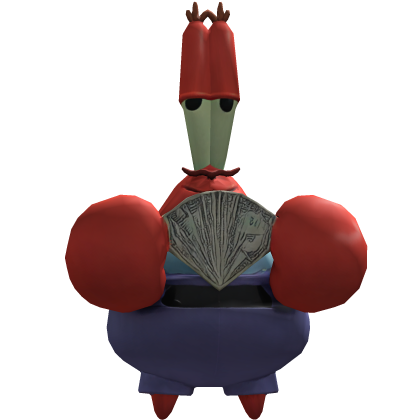 Krabs Money Rich Sponge Bob Shoulder Pal