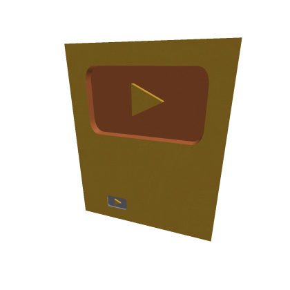 gold YouTube button