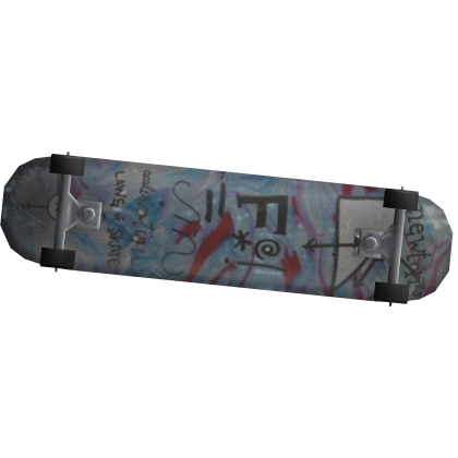 Custom Mathematical Design Skateboard V3 (Back)