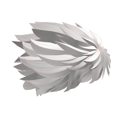 Messy Fluffy Boy Hair White Roblox item
