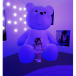 Teddy bear block