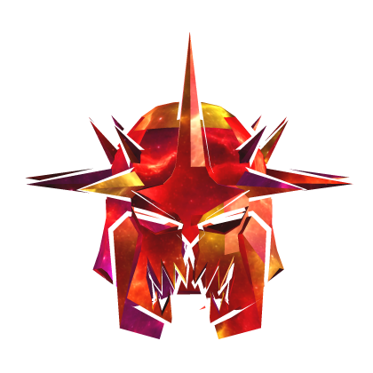 Lava Galaxy Demon Knight Helm