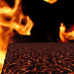 Fire and lava