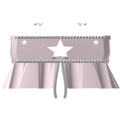 ♡ y2k pop star studded pink flowy top w/ piercing
