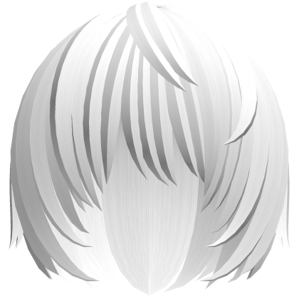 (^ ×ᆺ× ^) emo nyan anime boy hair in white
