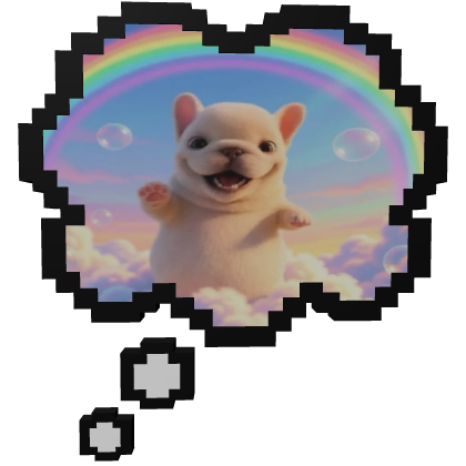 Happy Pibble Dancing | Thinking Bubble 