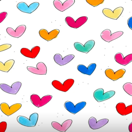 rainbow hearts Roblox decal