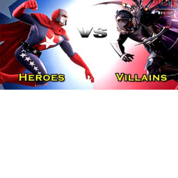 Super Heros+Villains tycoon.