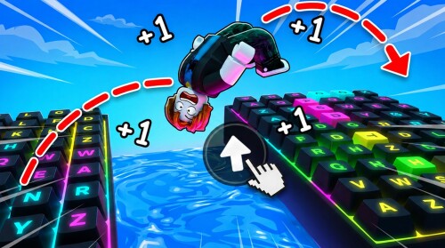 +1 Backflip Keyboard Obby Escape