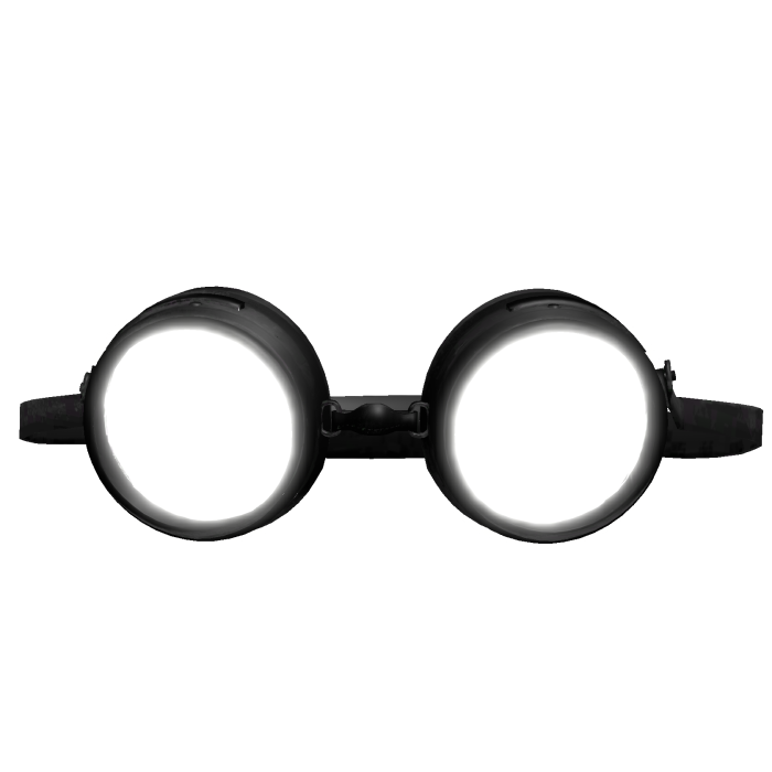 Glowing Goggles (Emissive) - White