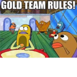 #GOLD TEAM RULES!
