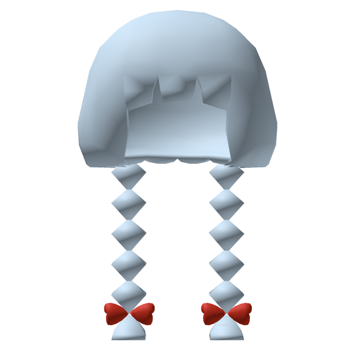 Low Poly Jelly Fish Pigtails Blue