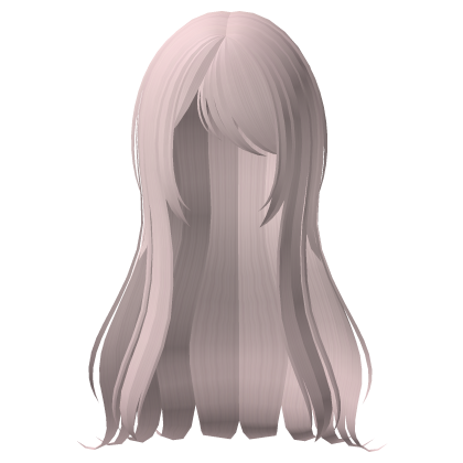 ᐢ♡ᐢ soft cute long wavy hair pink Roblox item