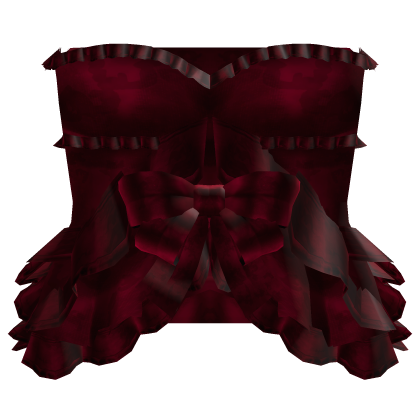 gothic ruffle lace dress burgundy