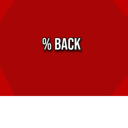 % back