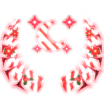 [🌟 Glowing + Animated] CandyCane Christmas Horns