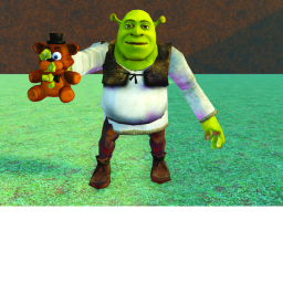 Mics Birthday Bash With Shrek and Donkey