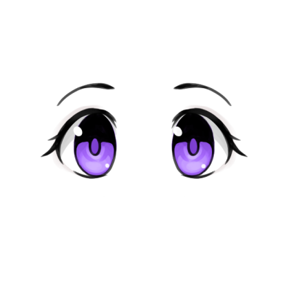 Anime Eyes - Purple Roblox decal