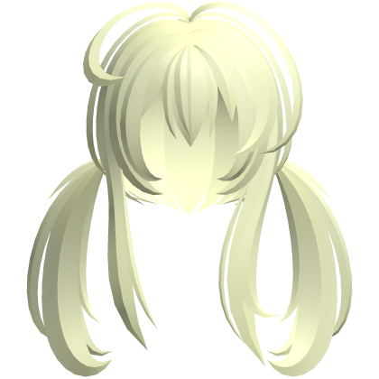 emo vampy moe messy ponytails yellow