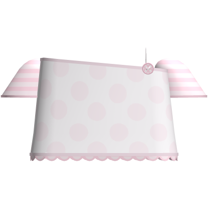 pastel pink and white polka dot off shoulder top