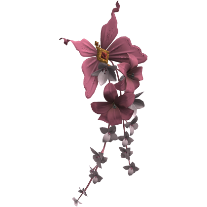 Hair Flower Lily Pink